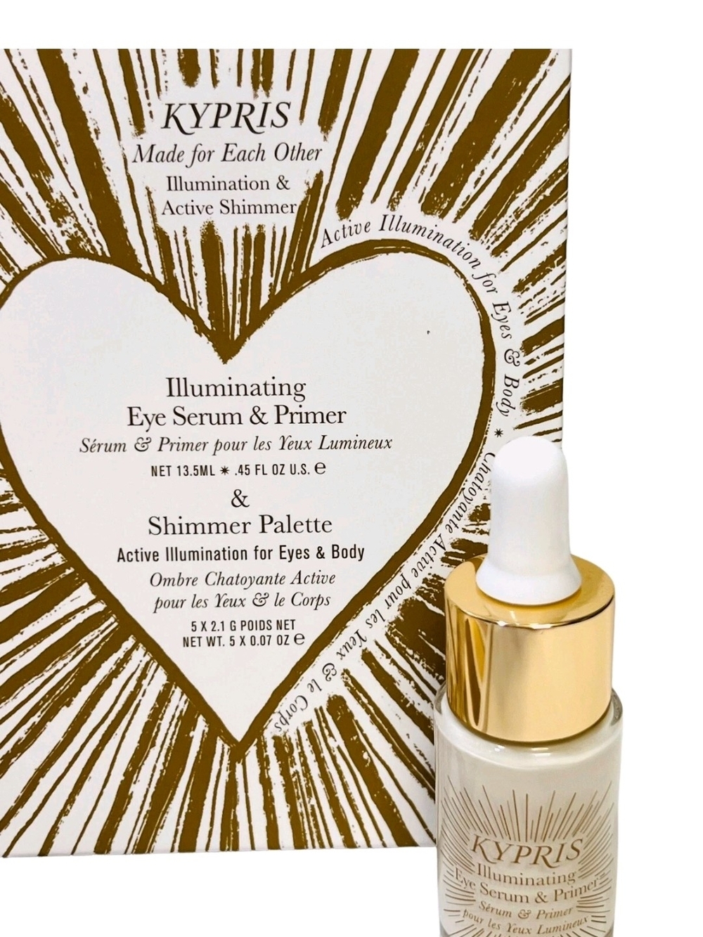 Kypris Illuminating Eye Serum & Primer in Pearl New Sealed